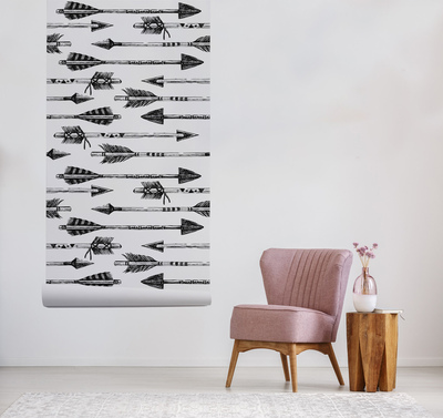 Fotobehang Nou, dat is een pijl