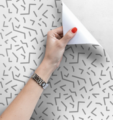 Fotobehang Gebroken Zigzag