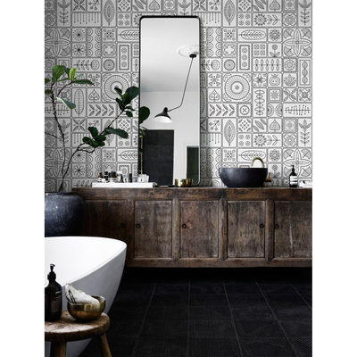 Fotobehang Minimalistische tegels