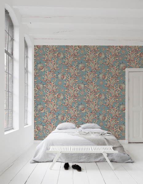 Fotobehang Bloemen van het Oosten