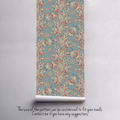 Fotobehang Bloemen van het Oosten