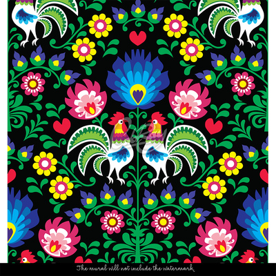 Fotobehang Folk & Roll