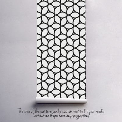 Fotobehang Geometrische weide