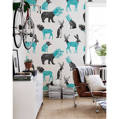 Fotobehang Surrealistische dierenwereld