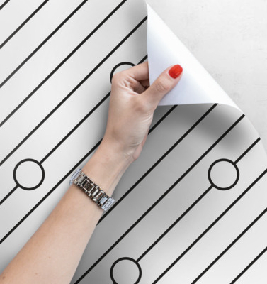 Fotobehang Recht op het punt af