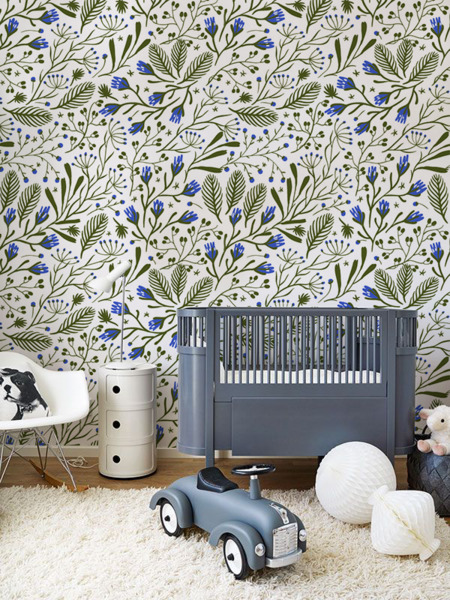 Fotobehang Groene compositie