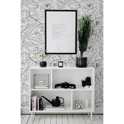 Fotobehang Pioenrozen in uw tuin