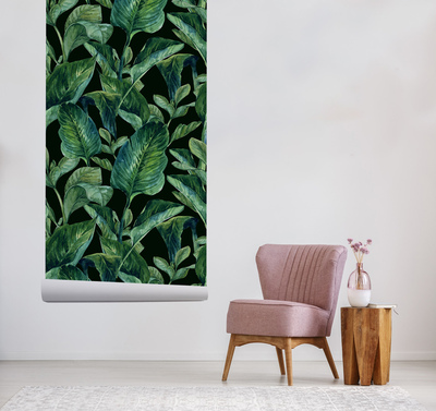 Fotobehang Nacht in het Betoverde Bos