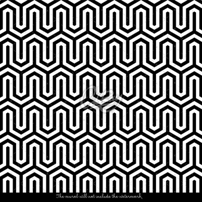 Fotobehang In het Zigzag Labyrint