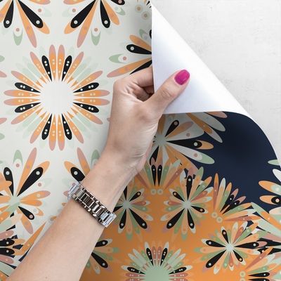 Fotobehang Kleurrijke waanzin van kleuren