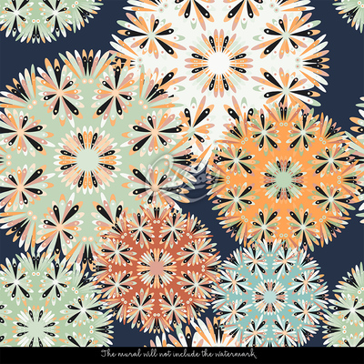 Fotobehang Kleurrijke waanzin van kleuren