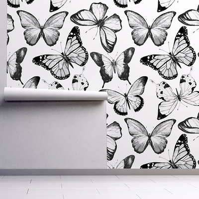 Fotobehang Denk als vlinders