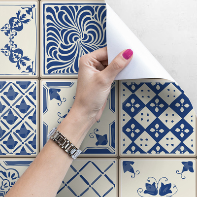 Fotobehang Spaanse tegels