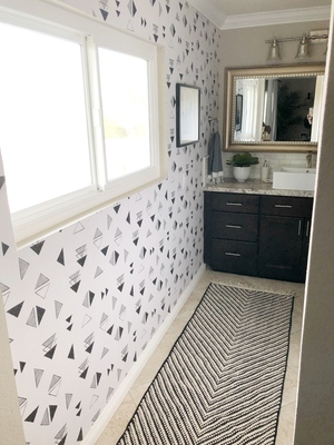 Fotobehang Driehoekige geometrie