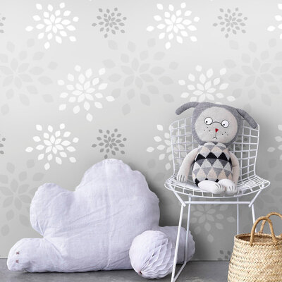 Fotobehang Tuin sneeuwvlokken