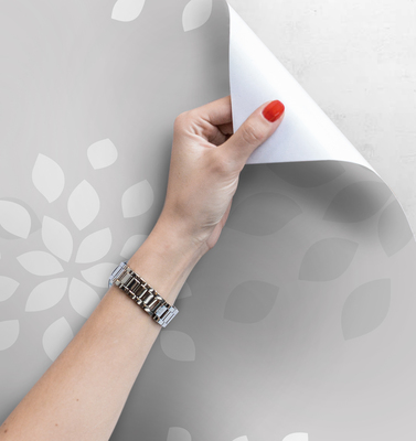 Fotobehang Tuin sneeuwvlokken