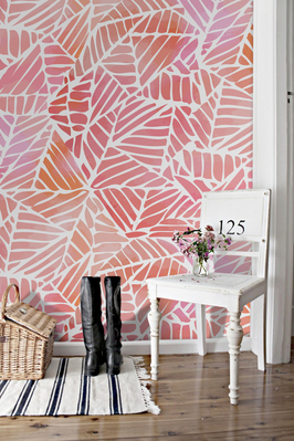 Fotobehang Glas-in-lood in de ochtend