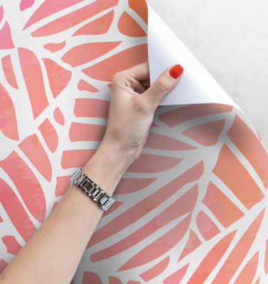 Fotobehang Glas-in-lood in de ochtend