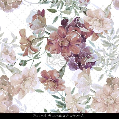 Fotobehang Romantische bloemen