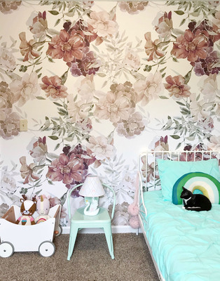 Fotobehang Romantische bloemen