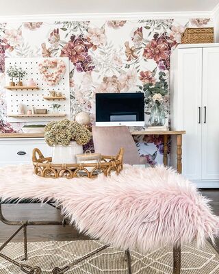 Fotobehang Romantische bloemen