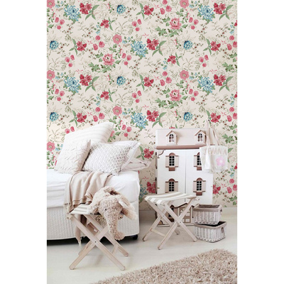 Fotobehang Een wereld vol bloemen