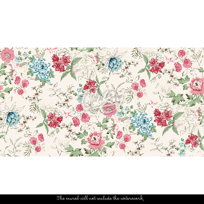 Fotobehang Een wereld vol bloemen