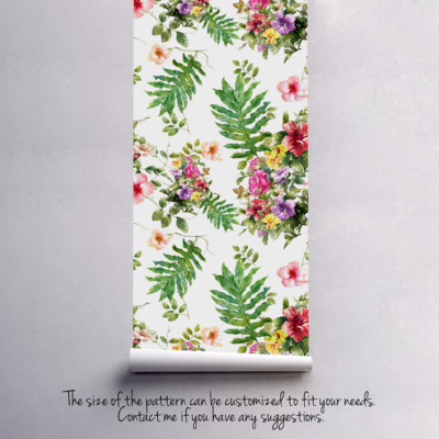 Fotobehang Veelkleurig boeket