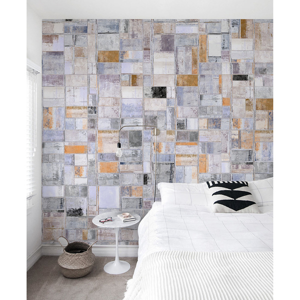 Fotobehang Is deze muur betegeld?