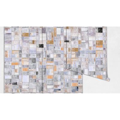 Fotobehang Is deze muur betegeld?