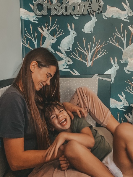 Fotobehang Hazenfamilie