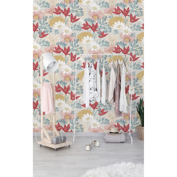 Fotobehang Bosopen plek in de zon