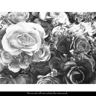 Fotobehang Een enorm boeket bloemen