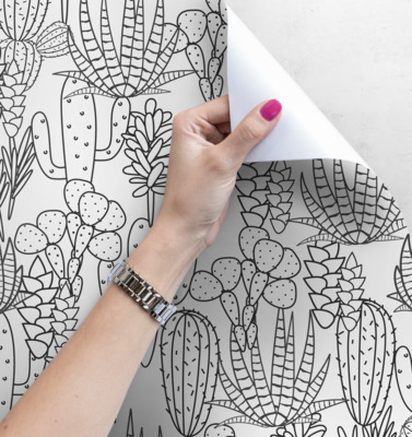 Fotobehang Stekelig kleurboek