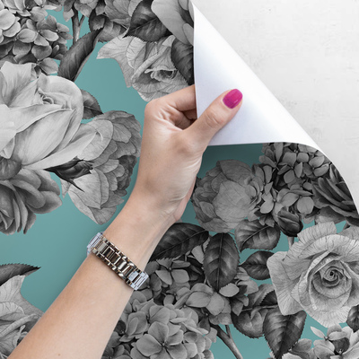 Fotobehang Vintage stijl tuin