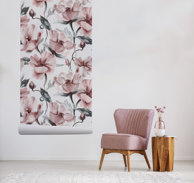 Fotobehang Subtiele geur van bloemen