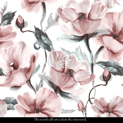 Fotobehang Subtiele geur van bloemen