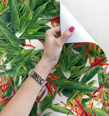 Fotobehang Bloemen van Eden