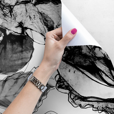 Fotobehang Papieren rozen