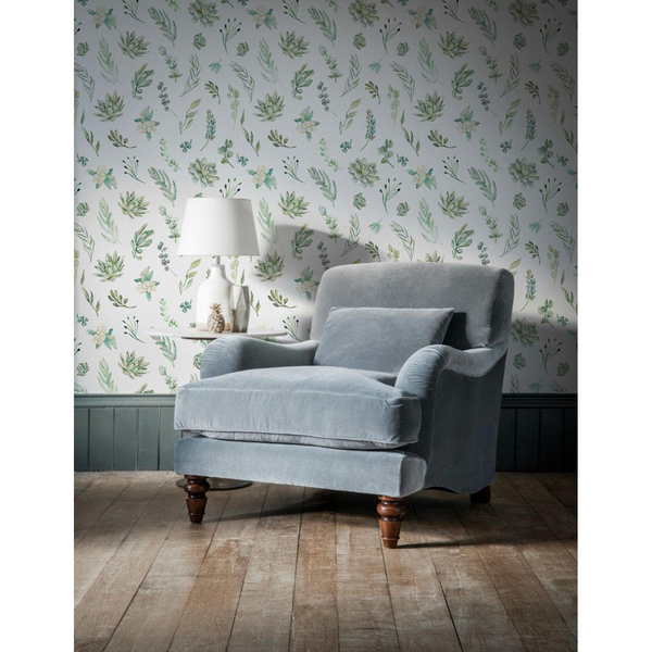 Fotobehang Handgeschilderde bladeren