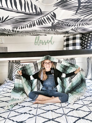 Fotobehang In de schaduw van palmbomen