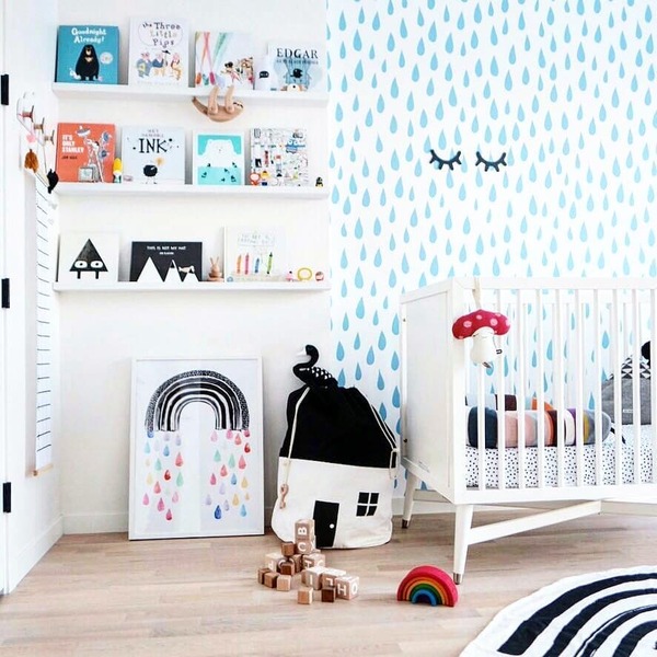 Fotobehang Zomerregen