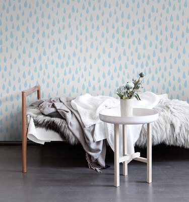 Fotobehang Zomerregen