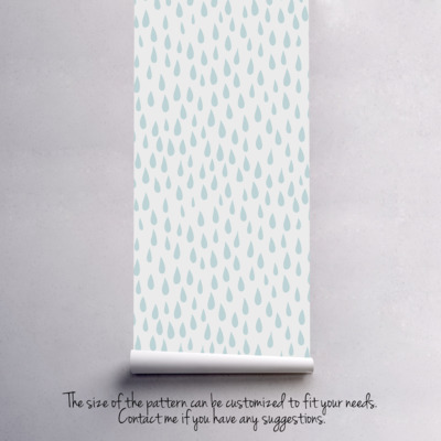 Fotobehang Zomerregen