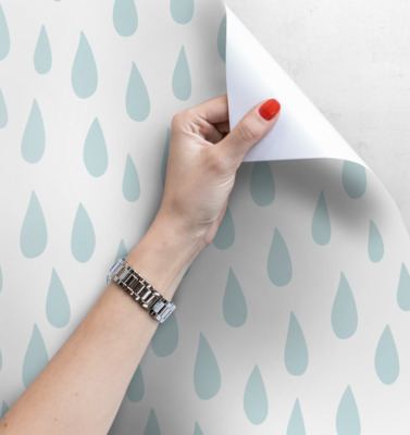 Fotobehang Zomerregen