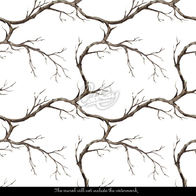 Fotobehang Als een boom zonder bladeren..