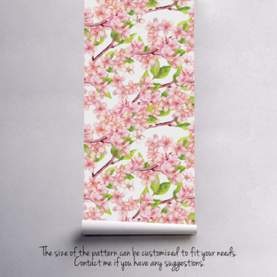 Fotobehang April Boomgaard