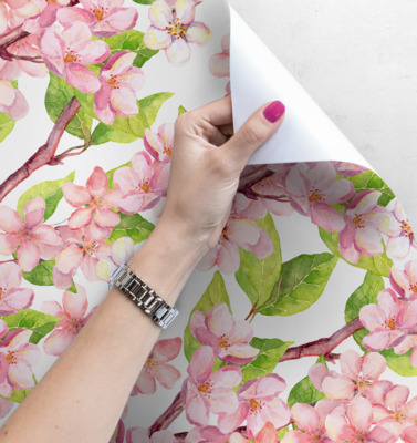 Fotobehang April Boomgaard