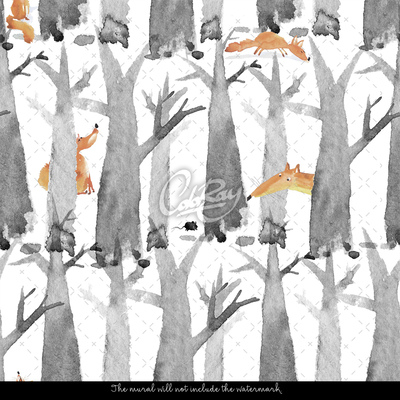 Fotobehang Fox Adventures