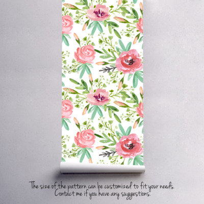 Fotobehang Rozenbloemperk